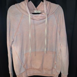 pink hoodie
